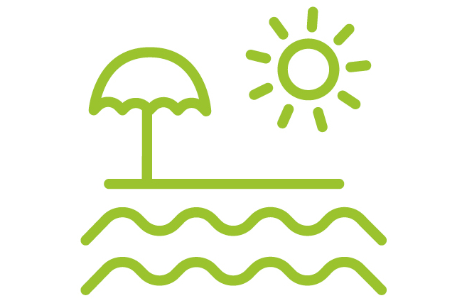 Seebad - Sommer am Strand